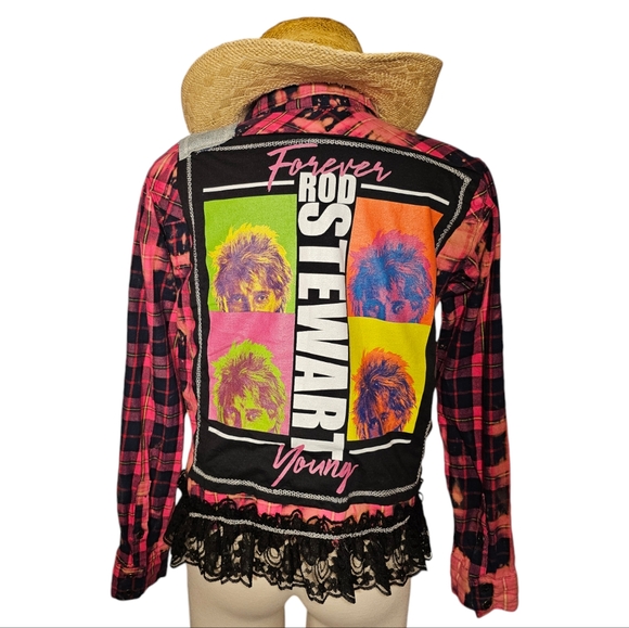 Tops - Cropped Upcycled Creation Made By Michikokoko